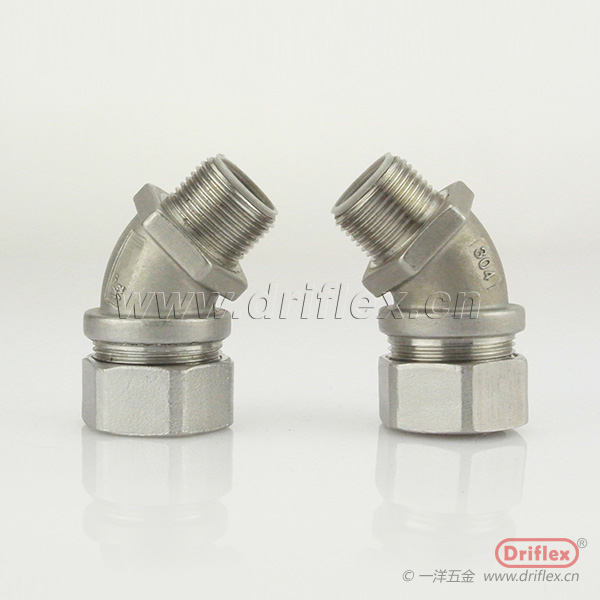 防水不锈钢45度弯头（公制/ISO)